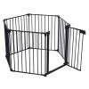 150" Adjustable Extra-Wide Safety Gate | 6-Panel Freestanding Metal Play Yard