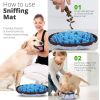 Adjustable Snuffle Foraging Mat / Interactive Puzzle & Slow Feeder for Dogs