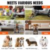 VEVOR 4-Step Folding Dog Stairs | Lightweight Aluminum Pet Ramp for Car