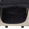 PawPorter™ Foldable Pet Trolley – Rolling Travel Carrier in Beige