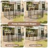 Portable 8-Panel Dog Playpen – 24" Foldable Indoor/Outdoor Metal Pet Fence with Anti-Rust Coating