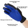 Upgraded Pet Grooming & Deshedding Glove | 259-Tip Hair Remover for Dogs & Cats (Right Hand)