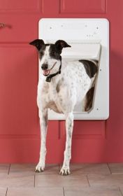 PetSafe Smart Door Electronic Pet Door Large– Secure and Convenient Access for Large Pets