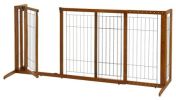 Large Deluxe Freestanding Pet Gate | Stylish & Sturdy Barrier for Pets