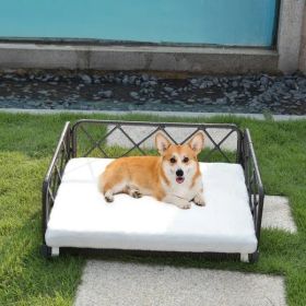 Water-Resistant Wicker Rattan Dog Sofa Bed – Indoor & Outdoor Comfort