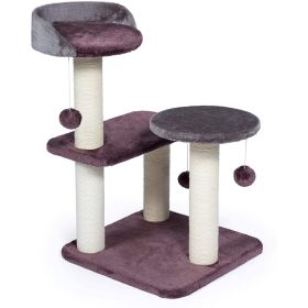 Prevue Pet Products Kitty Power Paws Leopard Terrace – 7300 | Multi-Level Cat Tower with Wild Style (Option: Play Palace)