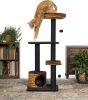 Prevue Pet Products Kitty Power Paws Leopard Terrace – 7300 | Multi-Level Cat Tower with Wild Style