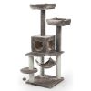 Prevue Pet Products Kitty Power Paws Leopard Terrace – 7300 | Multi-Level Cat Tower with Wild Style