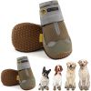 TrekGuard Waterproof Dog Boots – Breathable Anti-Slip Paw Protectors, 4PCS, Sizes #1–#8