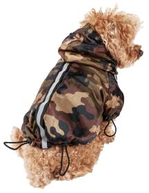 Reflecta-Sport Adjustable Pet Rainbreaker | Reflective & Weather-Proof Jacket (size: medium)