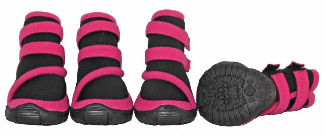 Performance-Coned Premium Stretch Pet Shoes | Supportive & Durable Footwear (Set of 4) (size: small)
