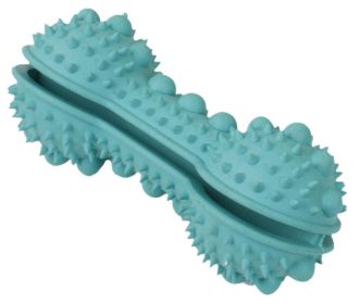 Pet Life ‘Denta-Bone’ Treat Dispensing & Dental Cleaning Dog Toy | Durable & Fun (Color: Blue)