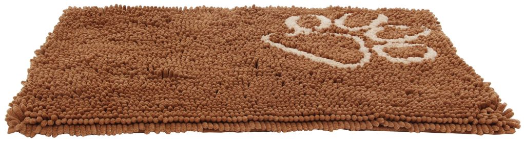 Pet Life 'Fuzzy' Quick-Drying Dog Mat | Anti-Skid & Machine Washable Comfort (Color: Light Brown)