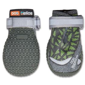 Dog Helios ‘Surface’ Premium Grip Performance Dog Shoes | All-Terrain Paw Protection (Color: Green, size: medium)