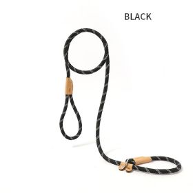 Hands-Free Dog Leash and Harness Set: – Perfect for Training and Walking Small Dogs (Color: Black, size: 1.8x0.8)