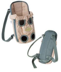 Touchdog 'Wiggle-Sack' Fashion Front & Backpack Style Dog Carrier (Color: Pink, size: small)