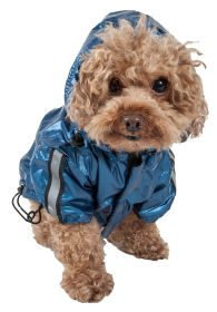 Reflecta-Sport Adjustable Pet Windbreaker | Reflective & Weather-Proof Jacket (size: small)