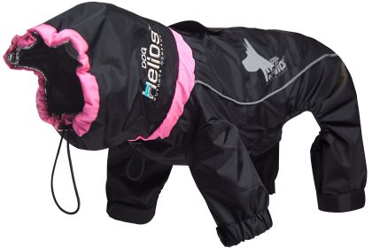 Helios Weather-King Ultimate Windproof Full-Bodied Pet Jacket | All-Weather Protection (size: Large - (JKHL8BKLG))