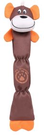 Pet Life Extra Long Dura-Chew Tug Toy | Reinforced, Water-Resistant & Durable (Color: Brown)