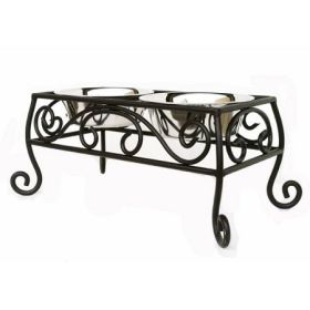 Noblesse Elevated Pet Feeder - Sophisticated Design for Comfortable Feeding (Option: Small)